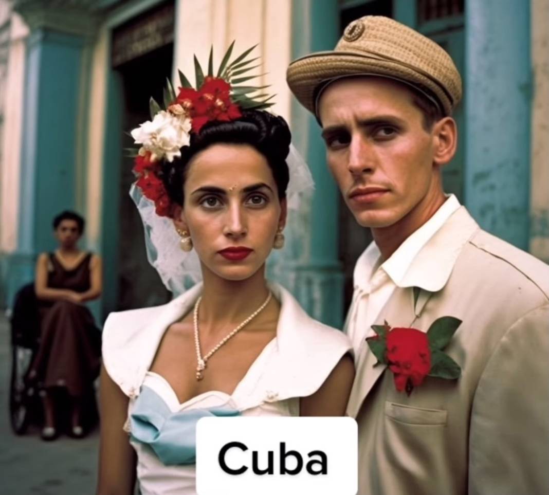 Yapay zekaya sordular, resmetti: İşte Türkiye dahil yapay zekaya göre gelin ve damat olarak ülkeler... 19